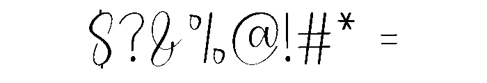 Chatering Birthday Font OTHER CHARS