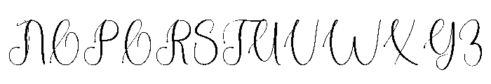 Chatering Birthday Font UPPERCASE