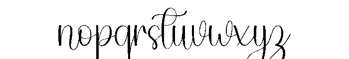 Chatering Birthday Font LOWERCASE