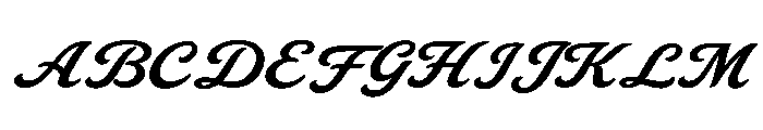 Chavonte Font UPPERCASE