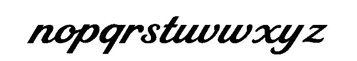 Chavonte Font LOWERCASE