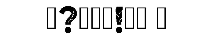 Chaza Regular Font OTHER CHARS