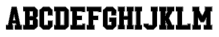 Checkered Army Black FONT