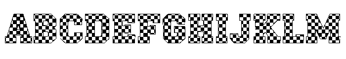 Checkered Varsity FONT