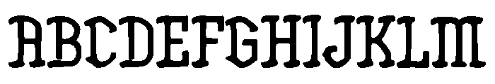 Cheddar Blackletter Font UPPERCASE
