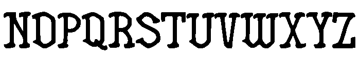 Cheddar Blackletter Font UPPERCASE