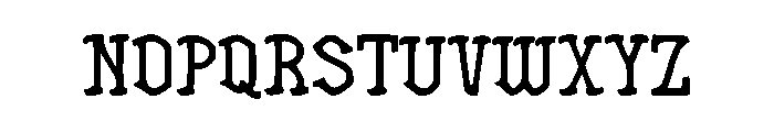 Cheddar Blackletter Font LOWERCASE