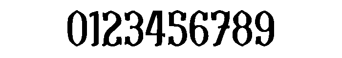 Cheddar Gothic Font OTHER CHARS