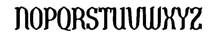 Cheddar Gothic Font UPPERCASE