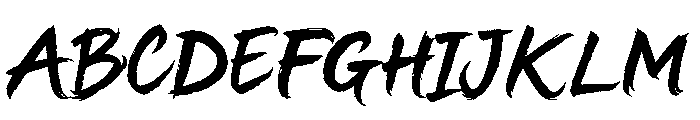 Cheeky Ink Regular Font UPPERCASE