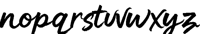 Cheeky Ink Regular Font LOWERCASE
