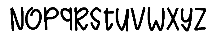 Cheeky Pencil Regular Font LOWERCASE