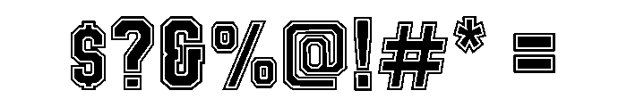 Cheer Distressed Font OTHER CHARS