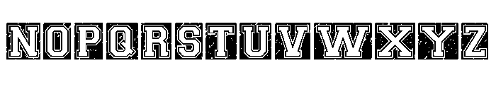 Cheer Distressed Font LOWERCASE