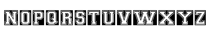 Cheer Halftime Font UPPERCASE