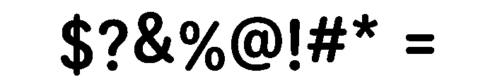 Cheerful Crush Font OTHER CHARS