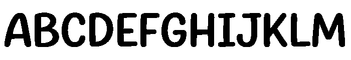 Cheerful Crush Font UPPERCASE