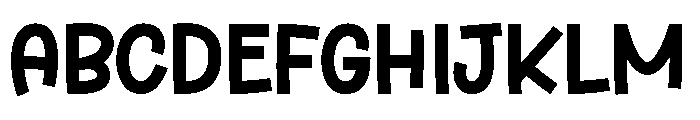 Cheerful Halloween Font UPPERCASE