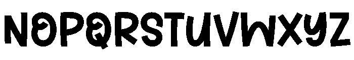 Cheerful Halloween Font LOWERCASE