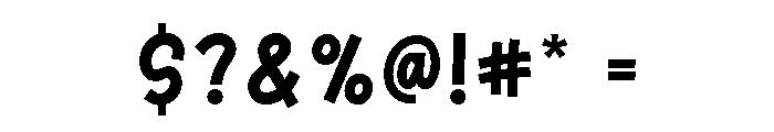 Cheerful Holiday Font OTHER CHARS