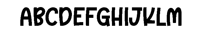 Cheerful Holiday Font UPPERCASE