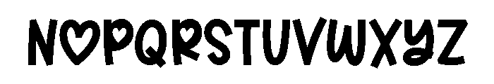 Cheerful Holiday Font LOWERCASE