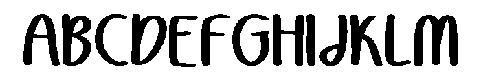 Cheerful Hops Regular Font UPPERCASE