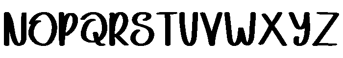 Cheerful Hops Regular Font UPPERCASE