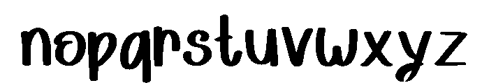 Cheerful Hops Regular Font LOWERCASE