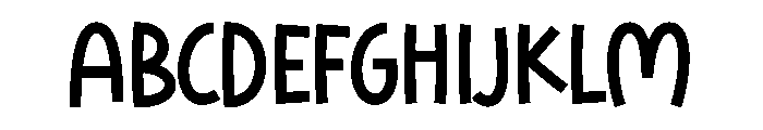 Cheerful Hunter Regular Font UPPERCASE
