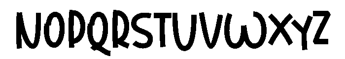 Cheerful Hunter Regular Font UPPERCASE