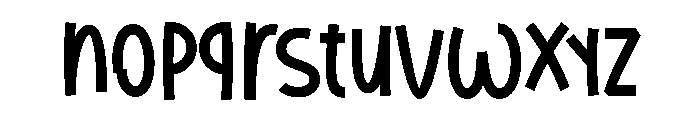 Cheerful Hunter Regular Font LOWERCASE