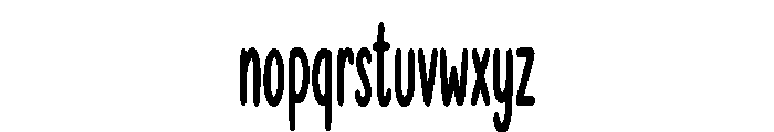 Cheerful Letters Font LOWERCASE
