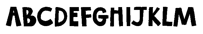 Cheerful Scribble Font UPPERCASE