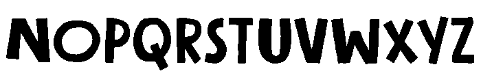 Cheerful Scribble Font LOWERCASE