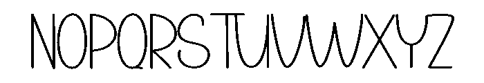 Cheerful September Font UPPERCASE