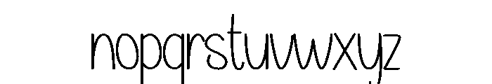 Cheerful September Font LOWERCASE
