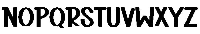 Cheerful Weekend Font UPPERCASE