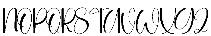 Cheerleading Font UPPERCASE