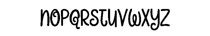 Cheery Bloom Font UPPERCASE