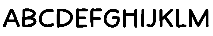 Cheery Note Font UPPERCASE