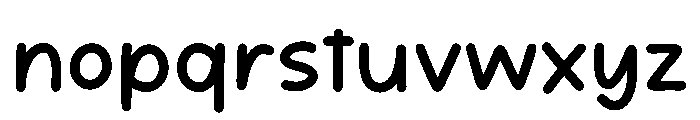 Cheery Note Font LOWERCASE