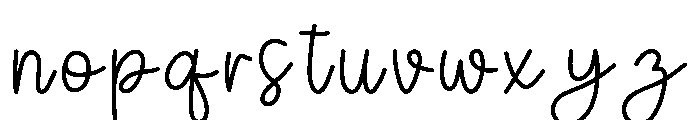 Cheescake Regular Font LOWERCASE