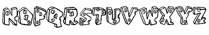 Cheese By Squeeb Creati Regular Font LOWERCASE