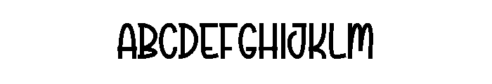 Cheese Dumplings Font UPPERCASE