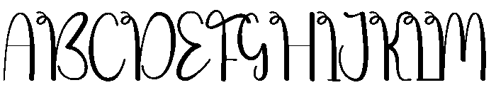 Cheese Newyear Font UPPERCASE