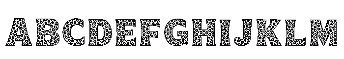 Cheetah Regular Font UPPERCASE