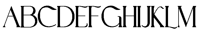 Cheliny-Regular Font UPPERCASE