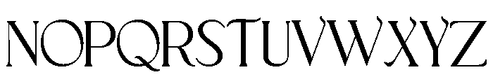 Cheliny-Regular Font UPPERCASE
