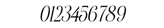Chelvor Italic Font OTHER CHARS